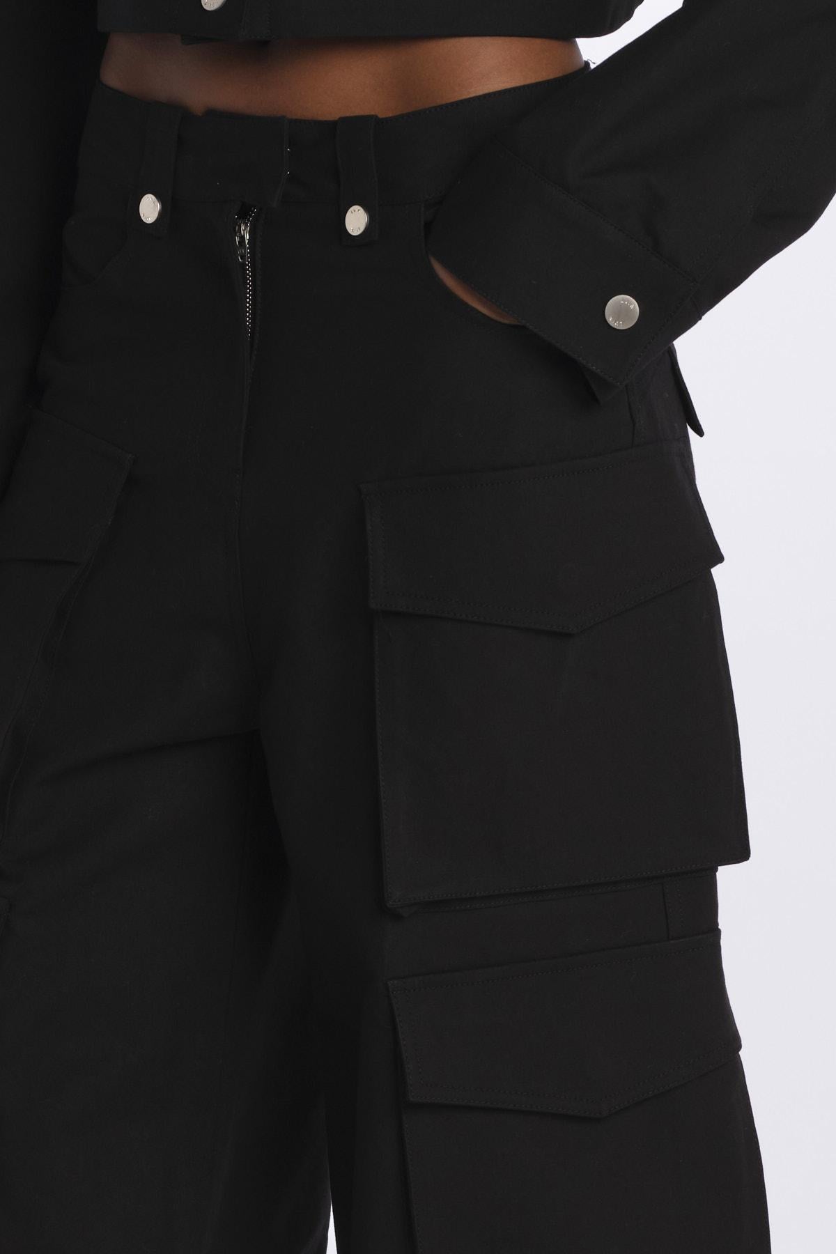 Pantaloni con tasconi LV24S-PT11 BLACK lvir 