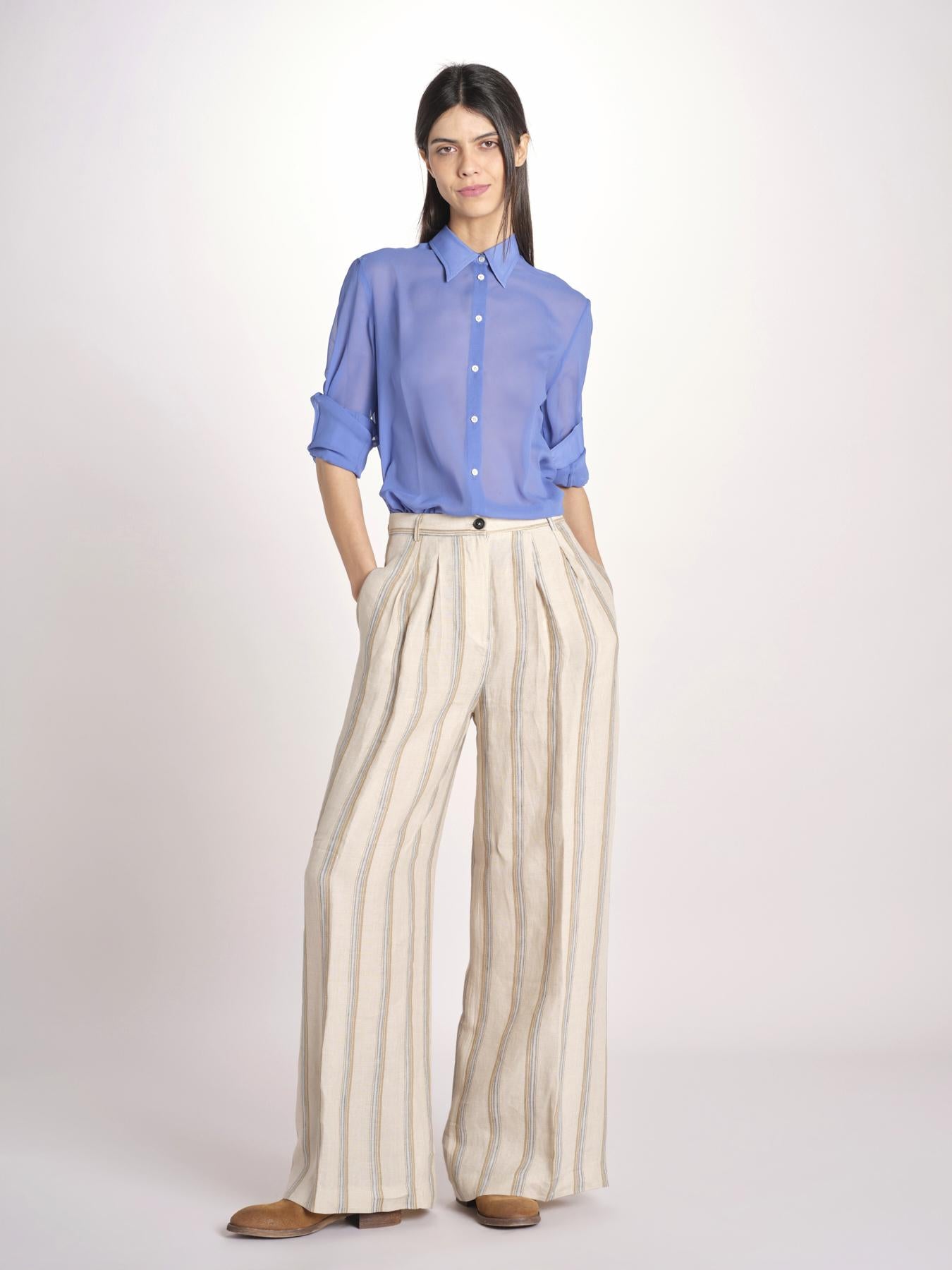 camicia uomo in seta P29D0SELMA SERENITY massimo alba 