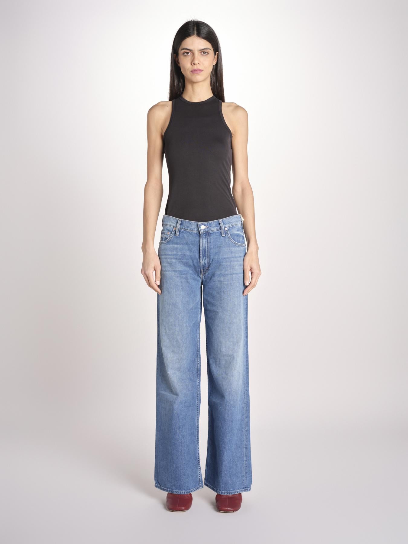 denim dritto a vita bassa 12488-1230 HUF HIT SHUFFLE mother 