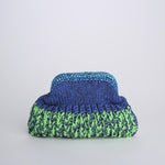 SIS cluctch bag uncinetto multicolor SIS BLUETTE VERDE nadia dafri 