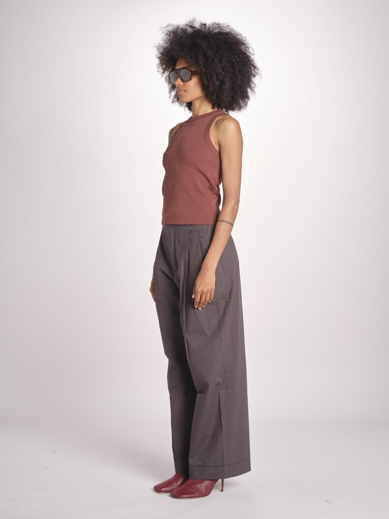 canottiera con logo TSH1605DOLLY ACAJOU MAR5325S soeur 