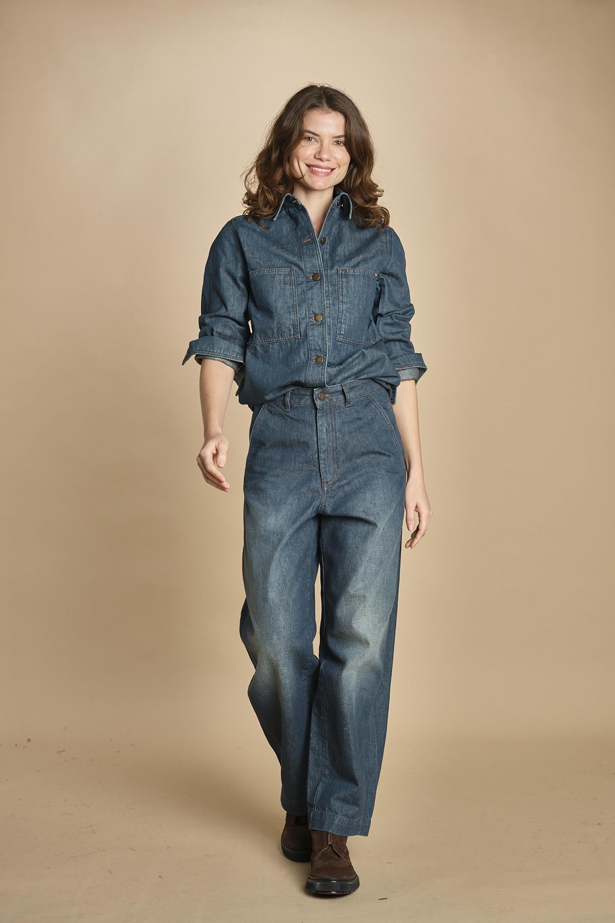 camicia in denim. CHE0192 BLE3525W soeur 