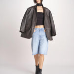 top bustier con collo VIVIAN NERO undress code 