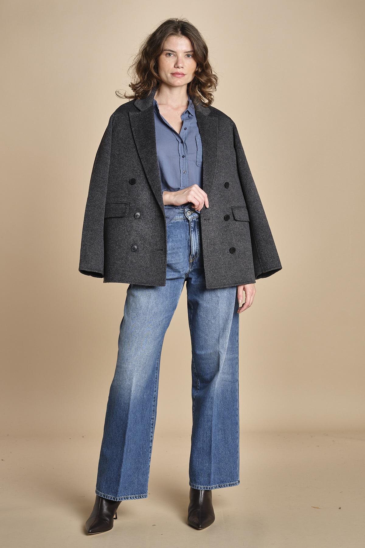 TACY camicia in jersey BETB500 STEEL BLUE hartford 