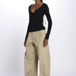 Cardigan GILI costine 5539106 BLACK herskind 
