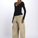 Cardigan GILI costine 5539106 BLACK herskind 