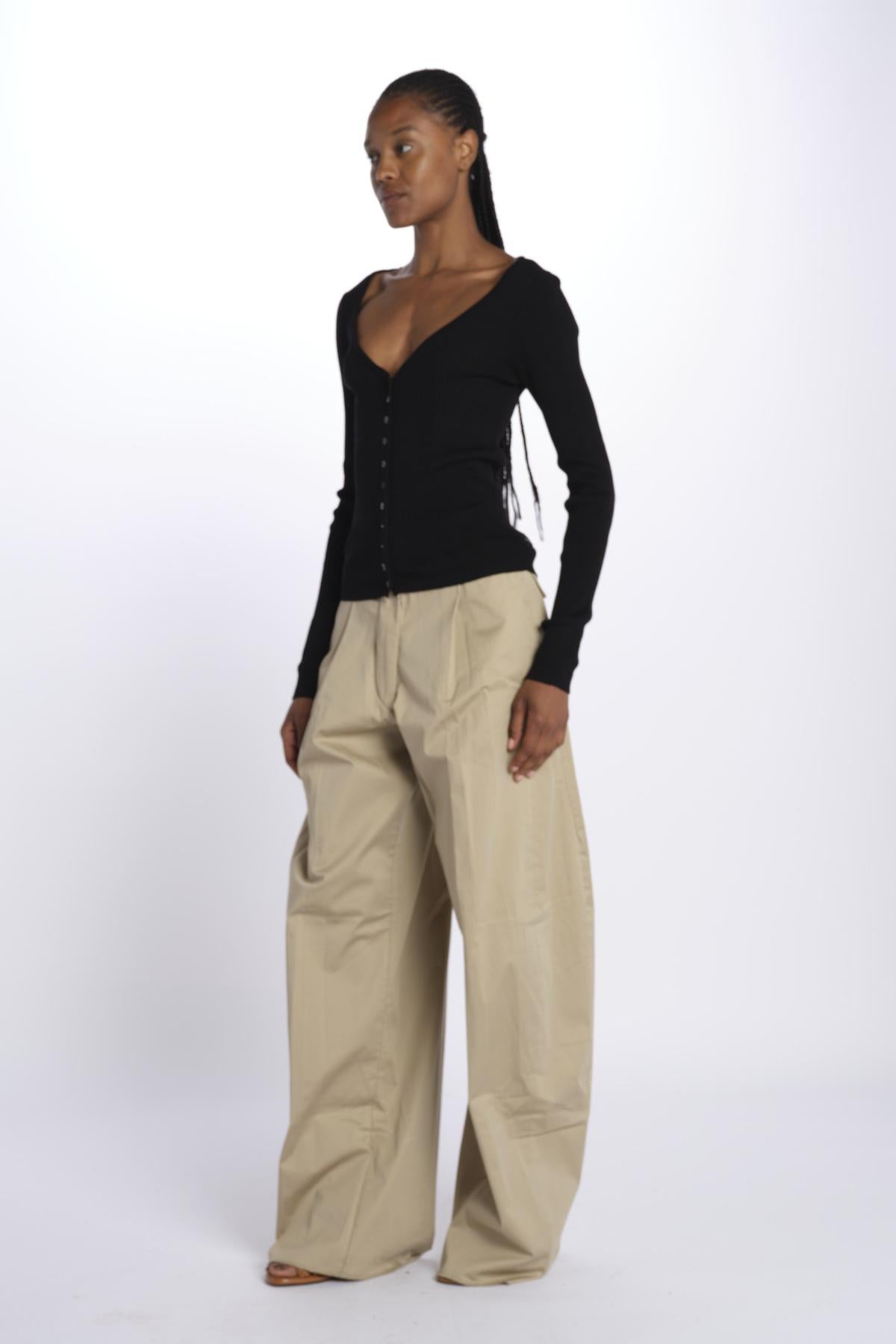 Cardigan GILI costine 5539106 BLACK herskind 