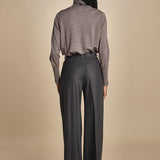 MAFALDA pantalone con pinces in flanella MAFALDA T 357194 50 quelledue 