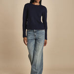 d2501005 girocollo slim by milaura. d2501005 866 BLU milaura 
