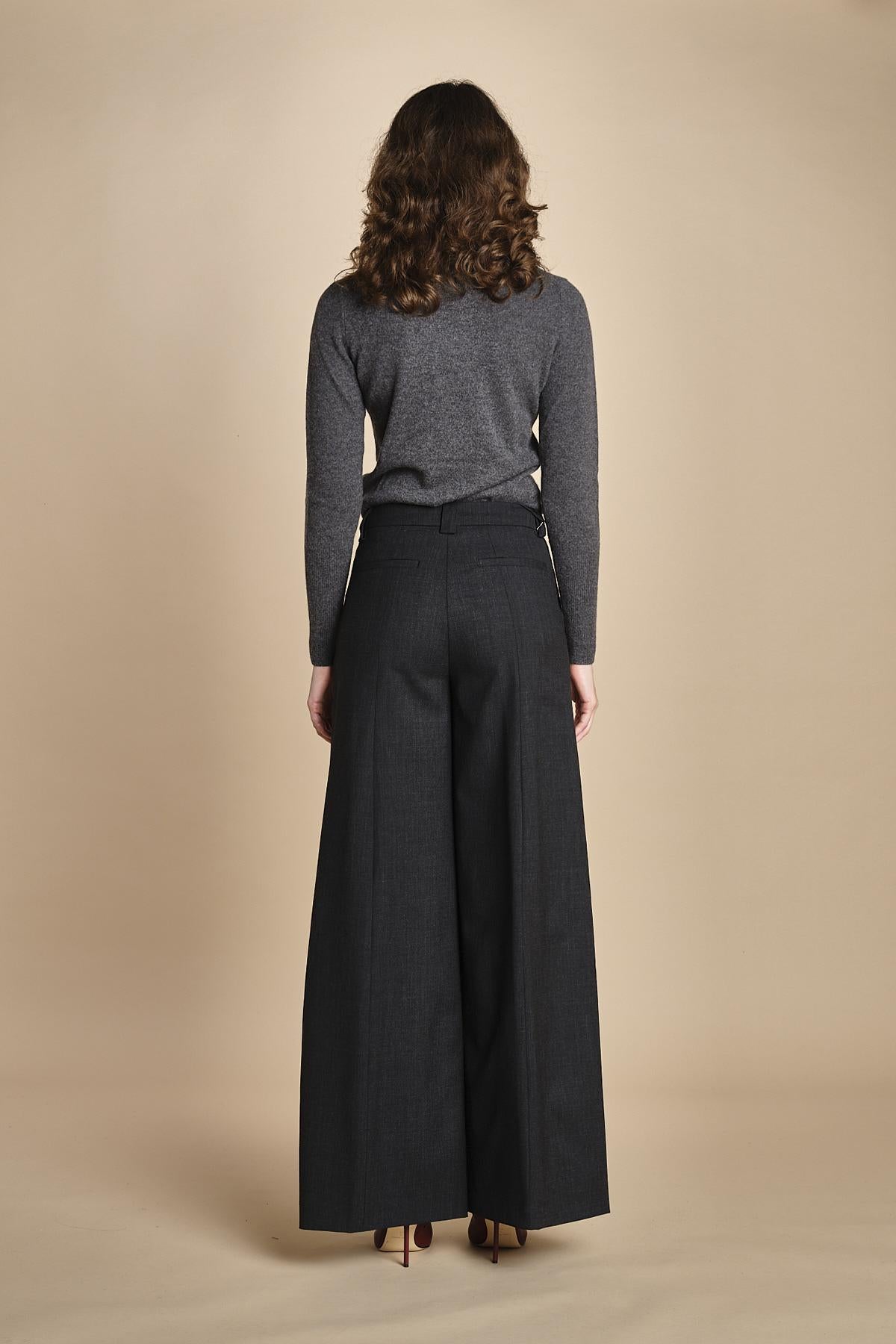 pantalone palazzo ALMA TLWC3101W0206ABTPB BLACKBOARD T0037 the latest 