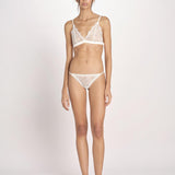 reggiseno triangolo in pizzo GWEN L1001675 WHITE 180 love stories 