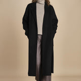 CELIA cappotto vestaglia double IO111046 BK999 ivy oak 