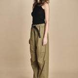 pantalone cargo CARO SNM MILITARY GREEN studio nicholson 
