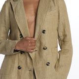 Giacca SABI doppio petto limone SABI RAWLINEN true avenue 