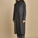 cappotto doppiopetto over. MAN0053 GRI0125W soeur 
