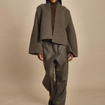 CAPA easy jacket in panno CAPA MINK TAN sofie d'hoore 