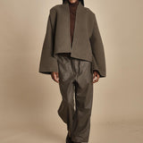 CAPA easy jacket in panno CAPA MINK TAN sofie d'hoore 