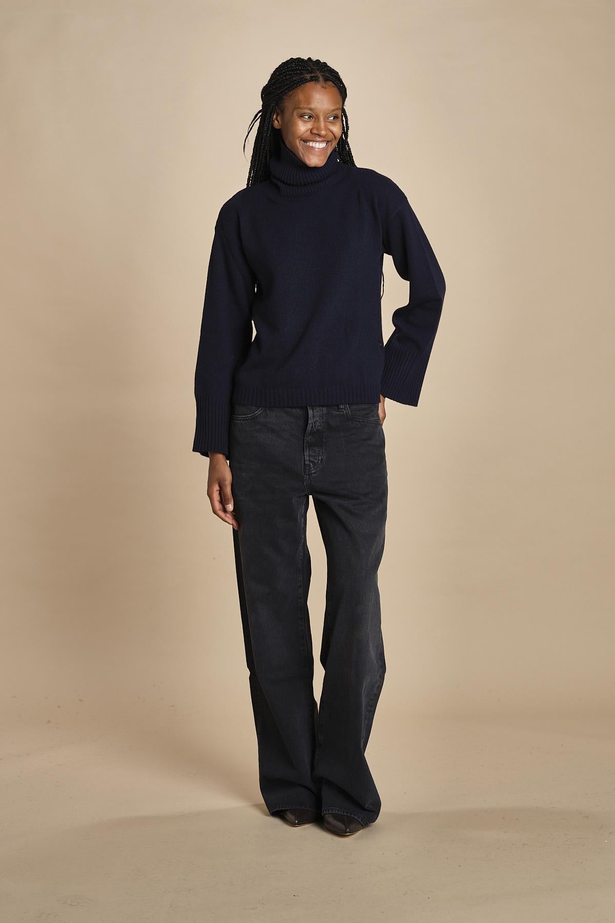 dolcevita con manica a campana by milaura. d2500895 866 BLU milaura 