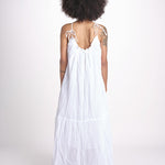 abito con arriccio PAOLABLATU BLANC laraethnics 