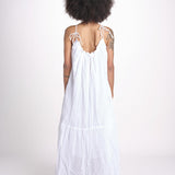abito con arriccio PAOLABLATU BLANC laraethnics 