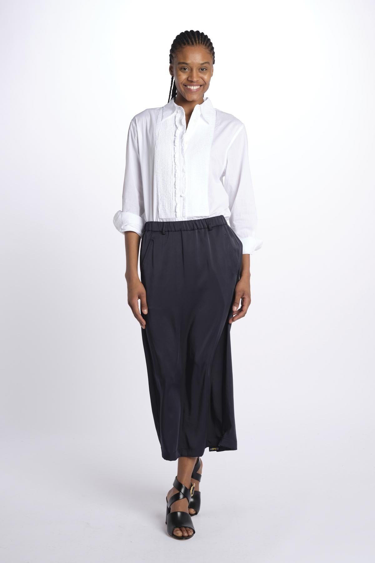 Gonna lunga 2265 NAVY aspesi 
