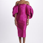  MARCIAMIDIDRESS FUCHSIA solace 
