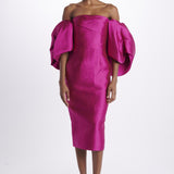  MARCIAMIDIDRESS FUCHSIA solace 