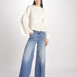 camicia m/l goffrata 039 CREAM sea ny 