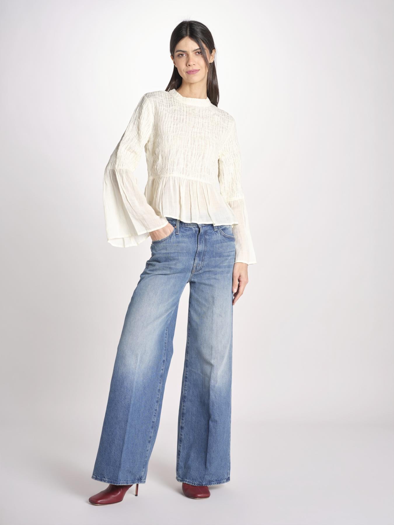 camicia m/l goffrata 039 CREAM sea ny 