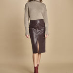 gonna longuette. FELINDRA 4HVH02-V07780 BORDERAX vanessa bruno 