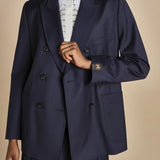 blazer over doppiopetto L02130166479 BLU n21 