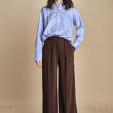 camicia con collo guru 15T533CO289 P231 LIGHT BLUE ines de la fressange 