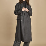 cappotto doppiopetto over. MAN0053 GRI0125W soeur 