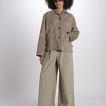 giacca crop in pelle scamosciata PALCHI 2615441021670 002 weekend maxmara 
