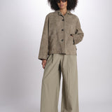 giacca crop in pelle scamosciata PALCHI 2615441021670 002 weekend maxmara 