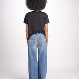 t-shirt girocollo con ali strass JWTS01669 NOIR 001 zadig & voltaire 