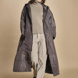 piumino lungo. 90110 ANTRACIT sittingsuit 