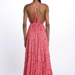 Mini abito SUZIE scollo incrociato ricamo fiori S25109 MERIDACORAL sundress 