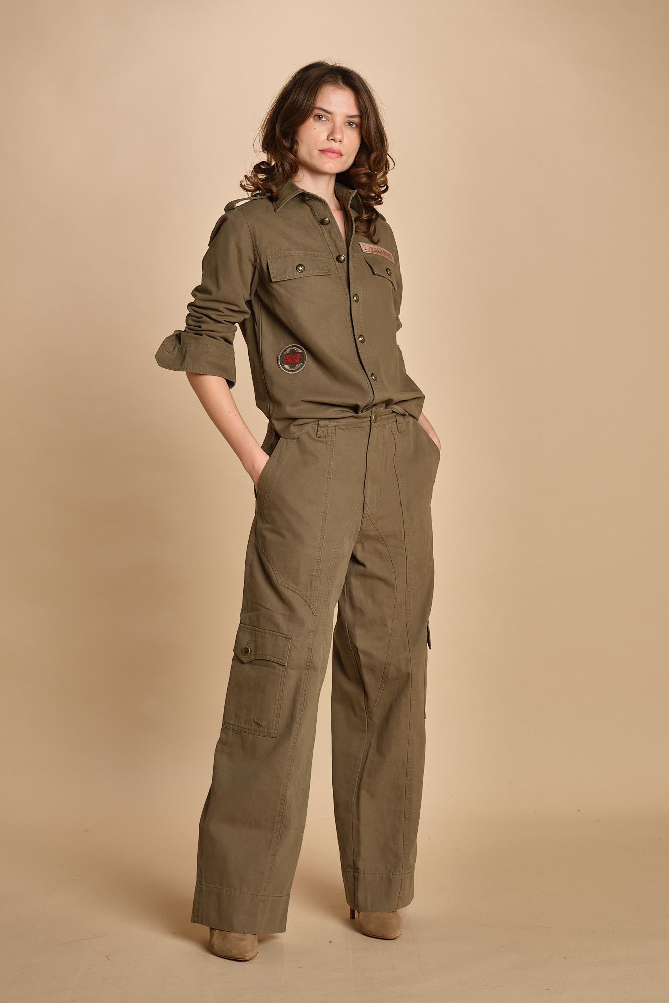 pantalone cargo. WWPA01857 LEAVES 308 zadig & voltaire 