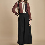 pantalone con sfondo piega BL_1779P BLACK bodice 