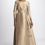 Abito lungo m/l svasato duchesse TV327 11001 co.go 