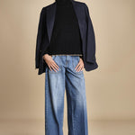 maglia dolcevita over SAMANTHA NERO CAMMELLO tenne' 
