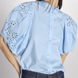 Camicia intarsio FELICE 6eva04-V09829 AZUR vanessa bruno 