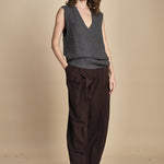 gilet over links MIL55 25024 GRIGIO SCURO milaura 