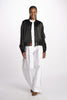 Women's Satin Bomber Jacket