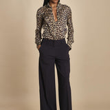 0188 pantaloni pences tela lana MOD.0188 BLU aspesi 