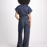 tuta in denim FAUNA FAU05 BLU nine in the morning 
