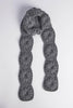Crochet flower scarf
