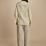 Camicia JILL coreana microstampa P28D0JILL-T4733 S669 massimo alba 