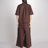 camicia m/c BISCAY CACAO sofie d'hoore 